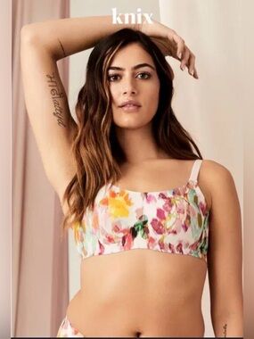Knix Floral Print Bralette
